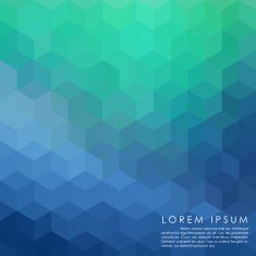 blue geometry abstract background N2