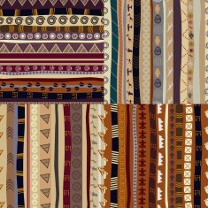 Set of patterns tribal pattern