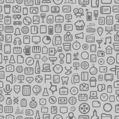 Interface icons seamless background N3 free image download