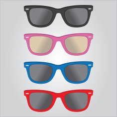 Set of retro sunglasses N2