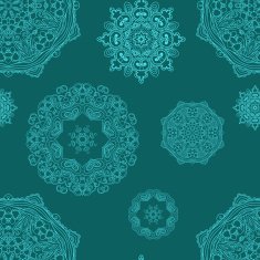 Abstract ornamental seamless pattern N2