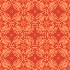 Seamless circle vintage flower pattern background N7