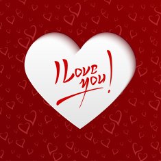 I Love You - Valentines Day Greeting Card N2