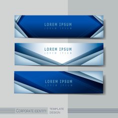 hi-tech background design for banners set N4