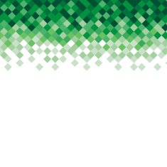 Abstract triangle mosaic green background