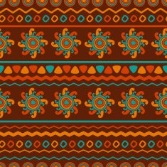 Abstract vector ethnic seamless pattern Wallpaper web page background N5