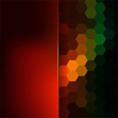 abstract background consisting of hexagons and matt glass N57