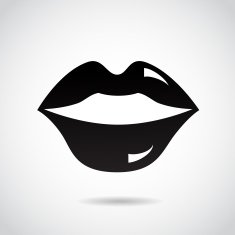 Lips Vector Icon N2