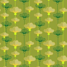 Pattern With Yellowcup Flowers