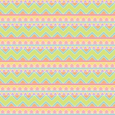 Seamless Tileable Vector Background in Pastel Tribal Style N5