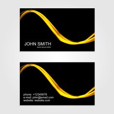 Vector creative business cards N6