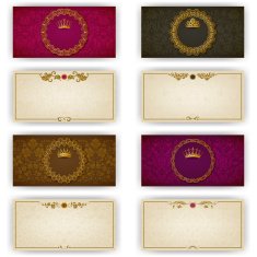 Elegant template for luxury invitation card