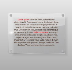 Realistic Glass Frames Vector Illustration N30