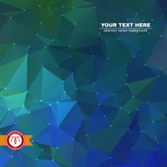 Abstract Colorful Triangles Background Vector N239