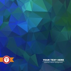 Abstract Colorful Triangles Background Vector N241