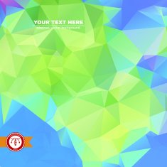 Abstract Colorful Triangles Background Vector N243