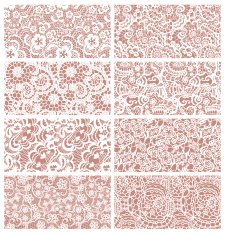 Set of lacy patterns N10