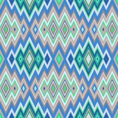 Color Abstract Retro Zigzag Vector Background N17