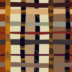 Seamless texture with crossover elements