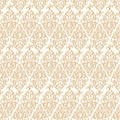 Seamless pattern with abstract damask doodle ornament N5
