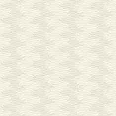 Seamless pattern with abstract doodle wavy ornament N6