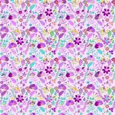 seamless vector pattern with poppy flowers N5