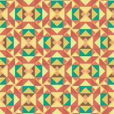 Graphic seamless colorful pattern Flat style N8