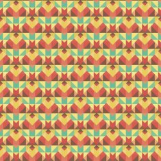 Graphic seamless colorful pattern Flat style N11