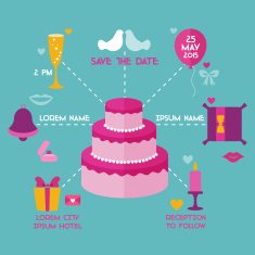 Save the Date - Wedding Invitation Card