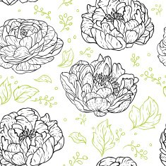 Seamless Floral Pattern N795