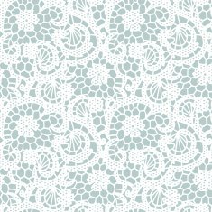 Lace seamless pattern with flowers N181