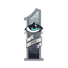 One with eye on pyramid