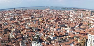 panoramic view of venice on a sunny day