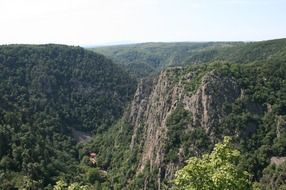 beautiful mountain landscape in germany