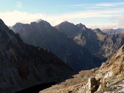 whitewaters valley in high tatras