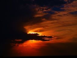 sunset sun nature out sunlight sky