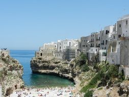 saltwater lagoon in Puglia