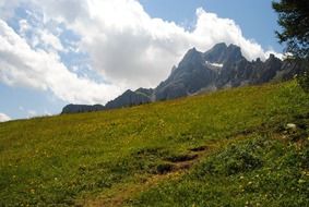 mountains prato vista