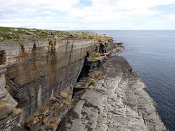 Landscape of the scotland cliffs