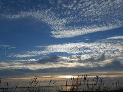 Clouds on the coast