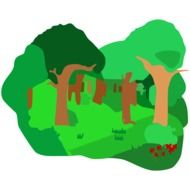 woodland drawing
