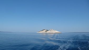 small island in the ocean