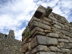 ancient stone buildings in the peru