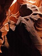 red mountains in the canyon in Arizona