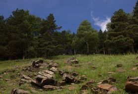 elbrus region on a sunny day