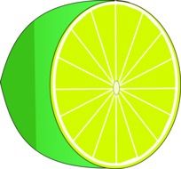 half of the lime