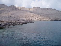 Pag island panorama in Croatia