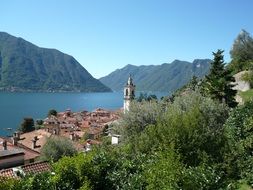 view of Lake Como, Italy