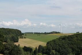 hills germany landscape