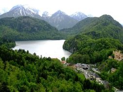 Alpsee is a lake in the Bavarian region of Olstegau